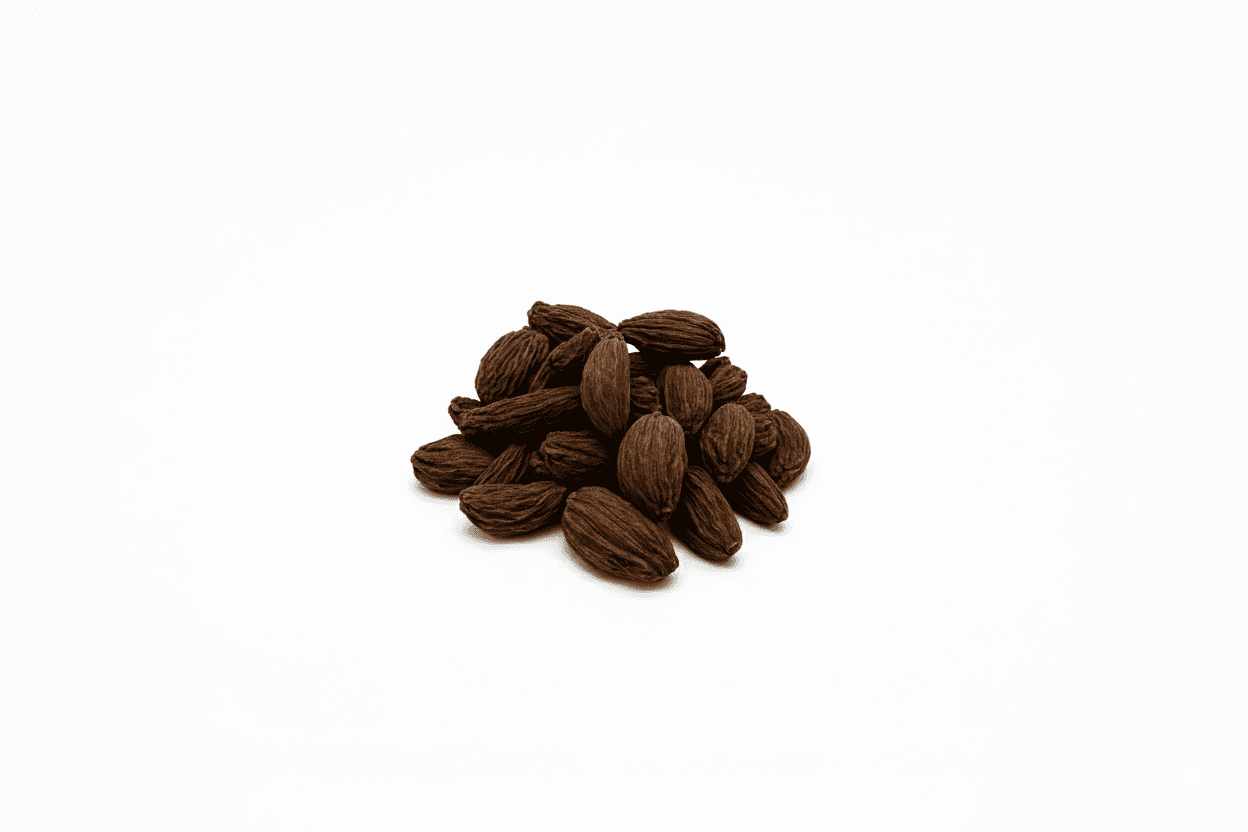 Premium black cardamom pods with intense flavor